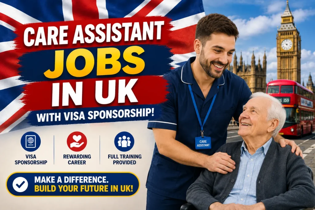 Care Assistant Jobs in UK with Visa Sponsorship 2026