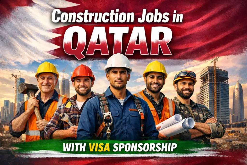 Construction Jobs in Qatar with Visa Sponsorship 2026