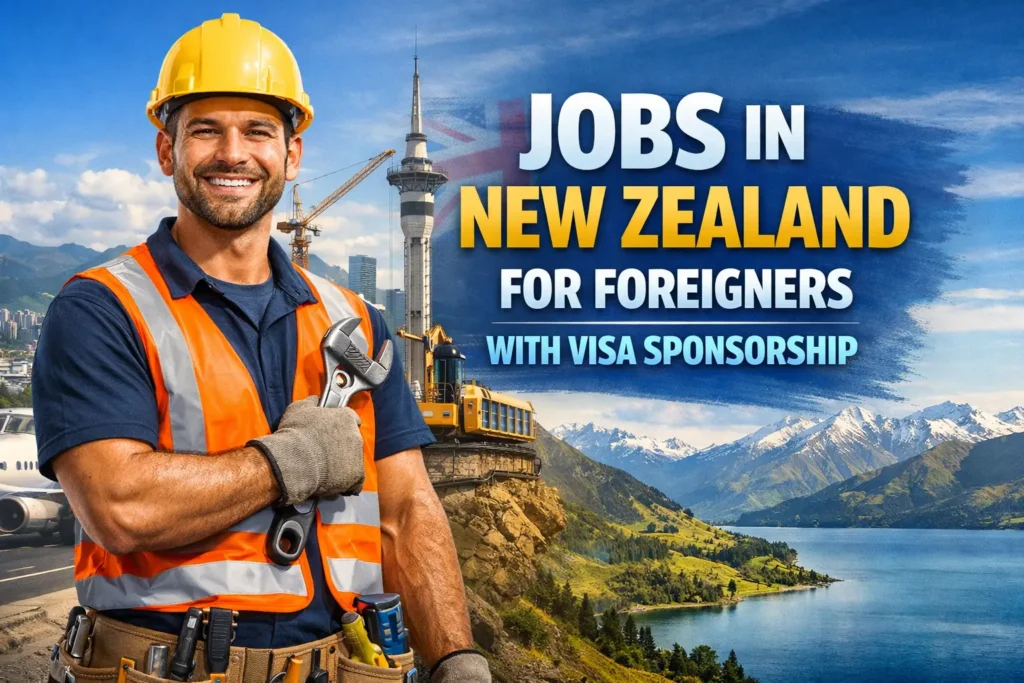 Jobs in New Zealand for Foreigners With Visa Sponsorship 2026