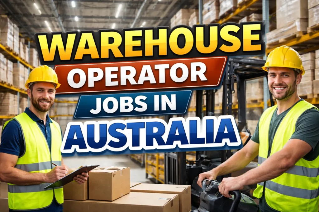 Warehouse Operator Jobs in Australia with Work Visa Sponsorship 2026