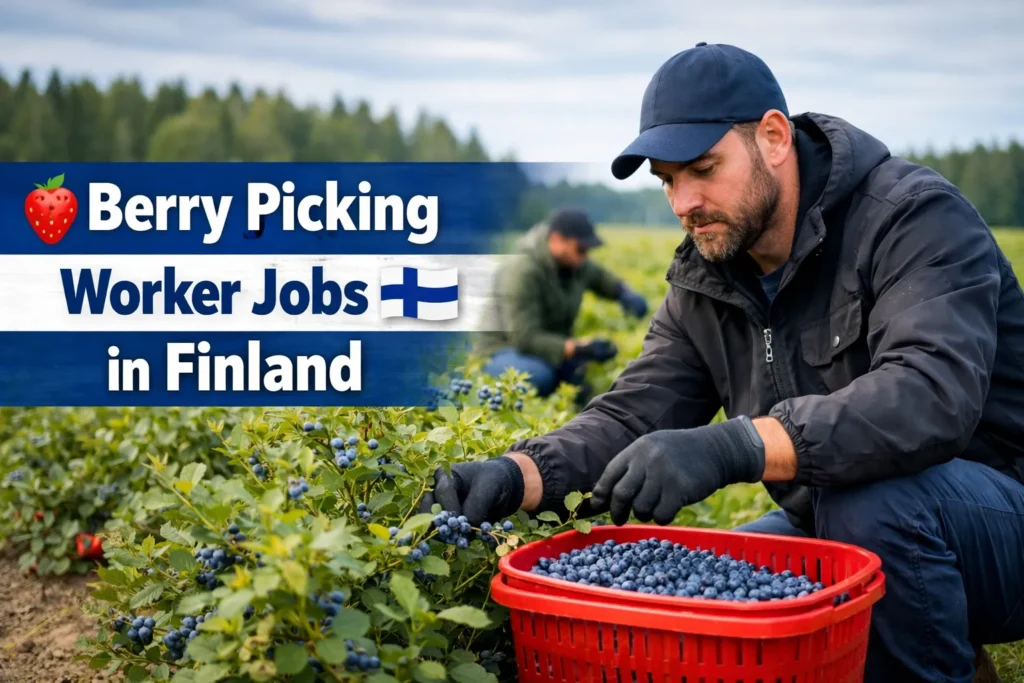 Berry Picking Worker Jobs in Finland with Visa Sponsorship 2026