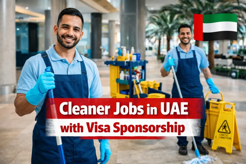 Cleaner Jobs in UAE with Visa Sponsorship 2026