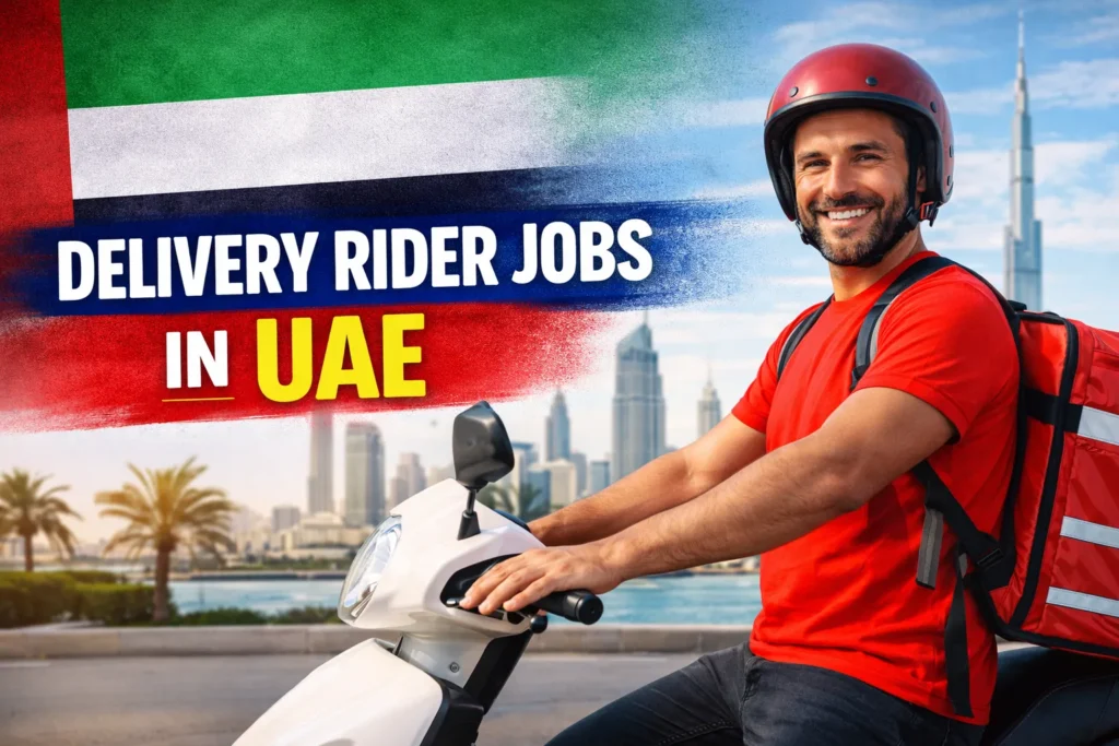 Delivery Rider Jobs in UAE with Visa Sponsorship 2026