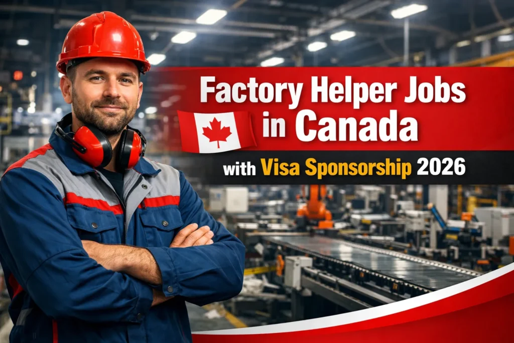 Factory Helper Jobs in Canada with Visa Sponsorship 2026