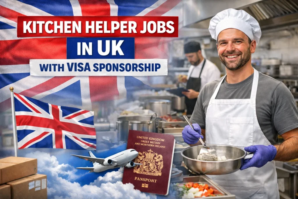 Kitchen Helper Jobs in UK with Visa Sponsorship 2026