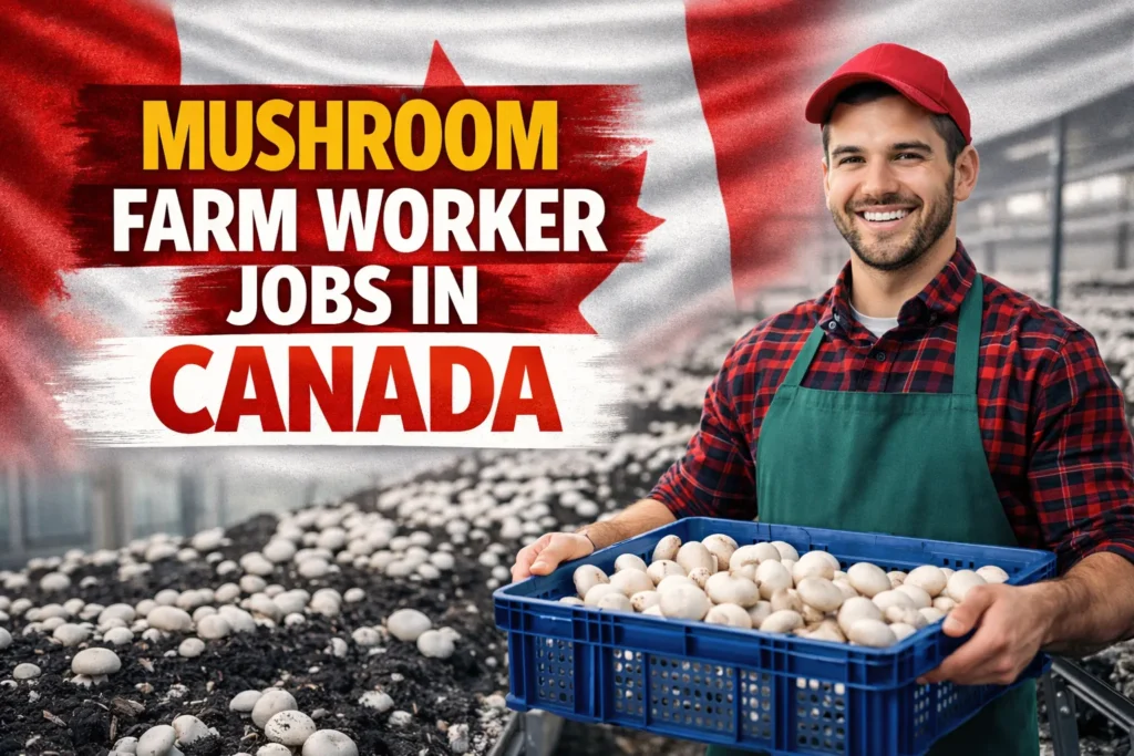 Mushroom Farm Worker Jobs in Canada with Visa Sponsorship 2026