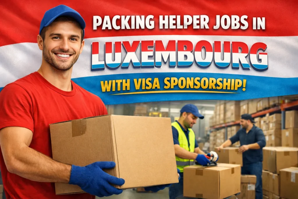 Packing Helper Jobs in Luxembourg with Visa Sponsorship 2026