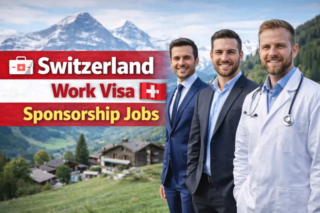 Switzerland Work Visa Sponsorship Jobs 2026