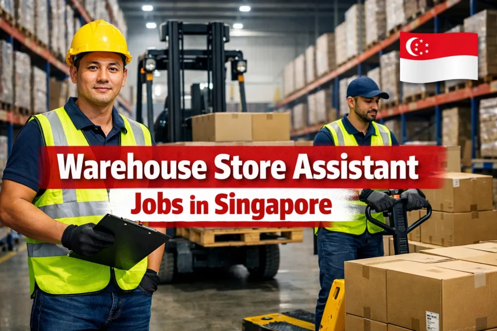 Warehouse Store Assistant Jobs in Singapore with Visa Sponsorship 2026