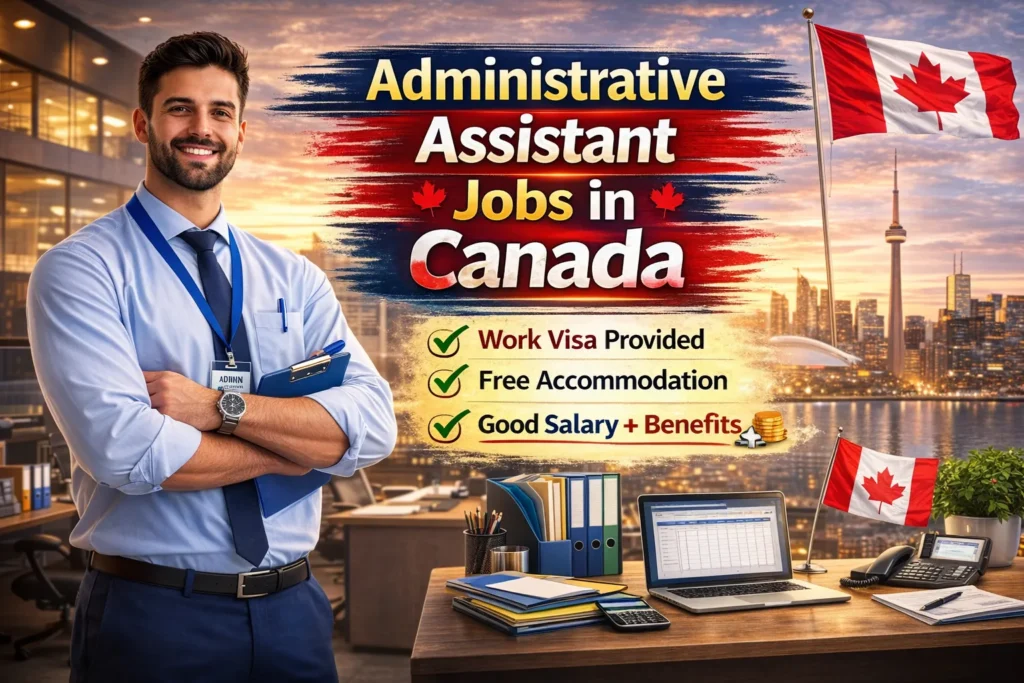 Administrative Assistant Jobs in Canada with Visa Sponsorship 2026