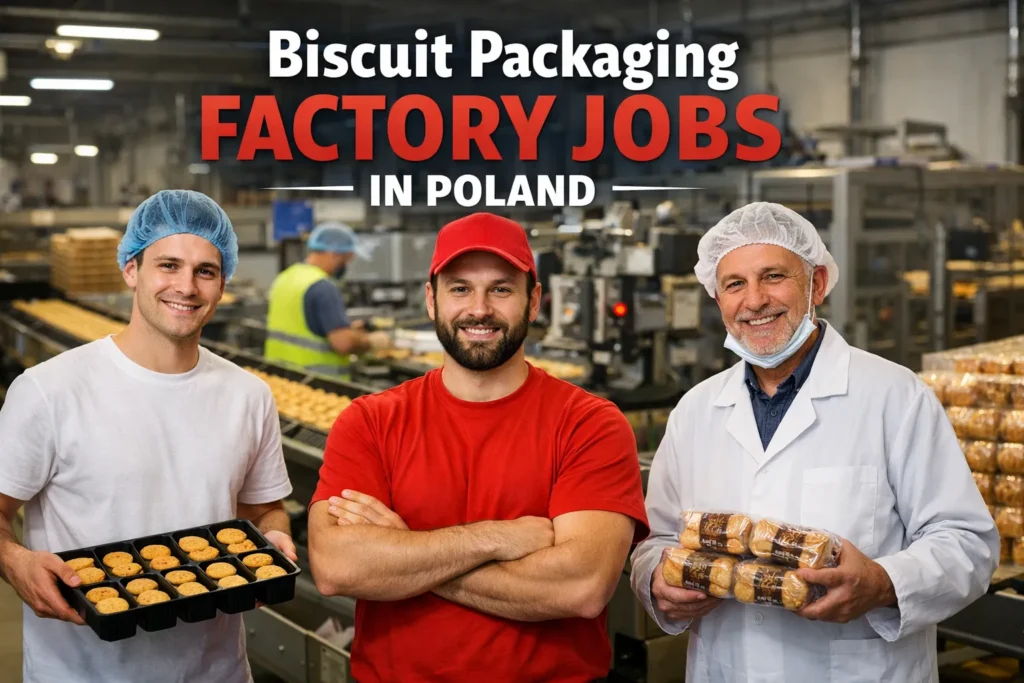 Biscuit Packaging Factory Jobs in Poland with Visa Sponsorship 2026