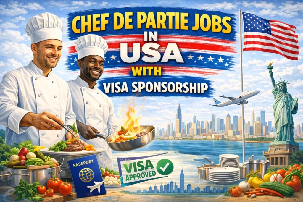 Chef De Partie Jobs in USA with Visa Sponsorship 2026