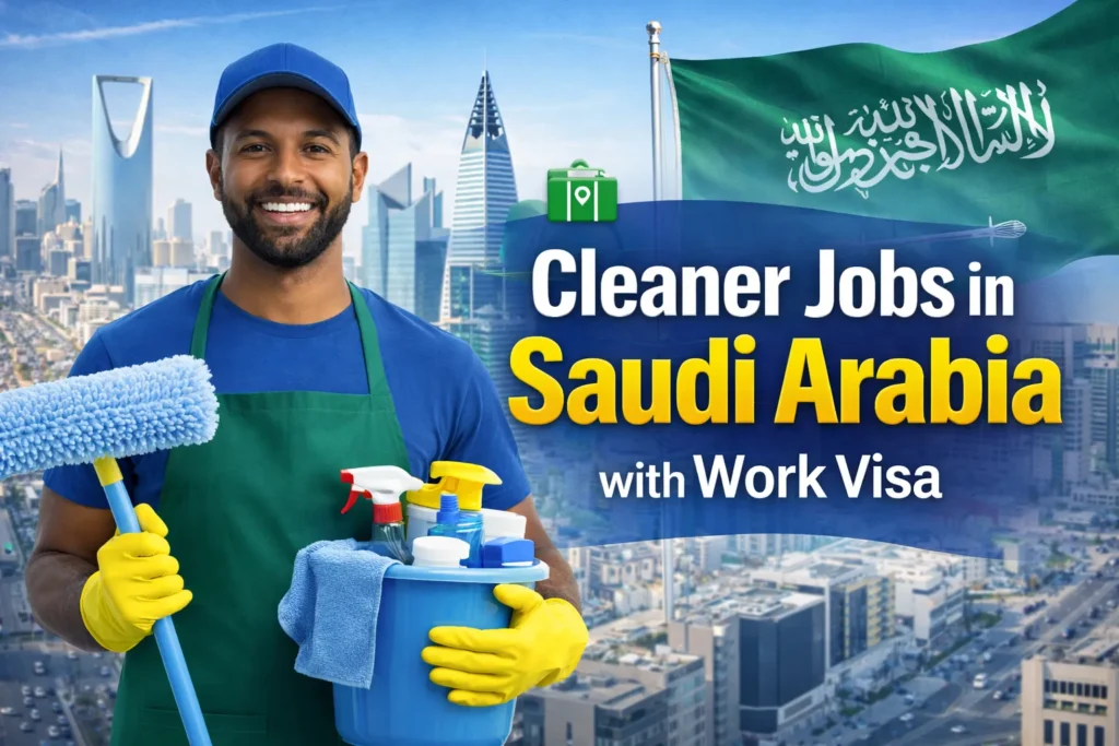 Cleaner Jobs in Saudi Arabia with Work Visa 2026