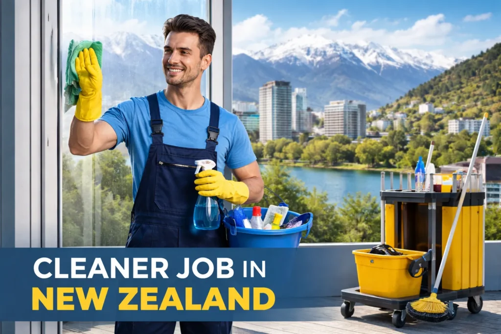 Cleaner Job in New Zealand with Visa Sponsorship 2026