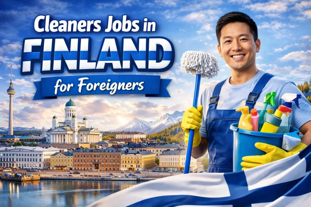 Cleaners Jobs in Finland for Foreigners with Work Visa 2026