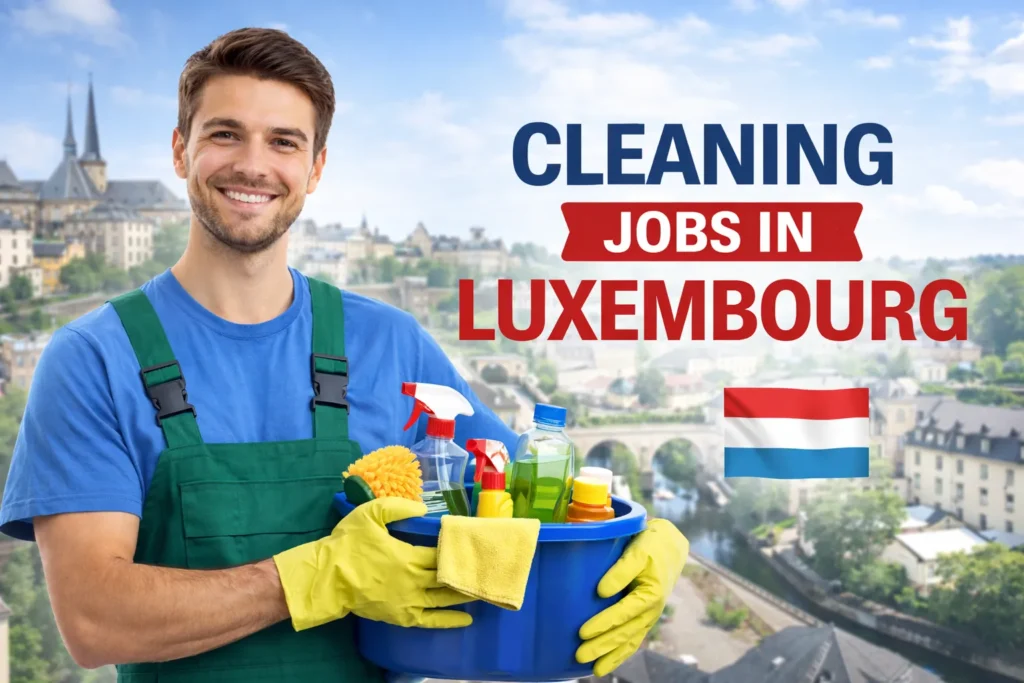 Cleaning Jobs in Luxembourg with Visa Sponsorship 2026