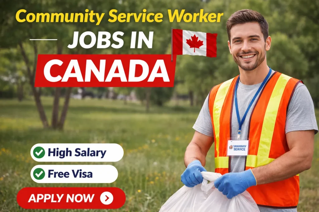 Community Service Worker Jobs in Canada with Visa Sponsorship 2026
