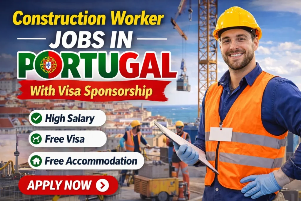 Construction Worker Jobs in Portugal with Visa Sponsorship 2026
