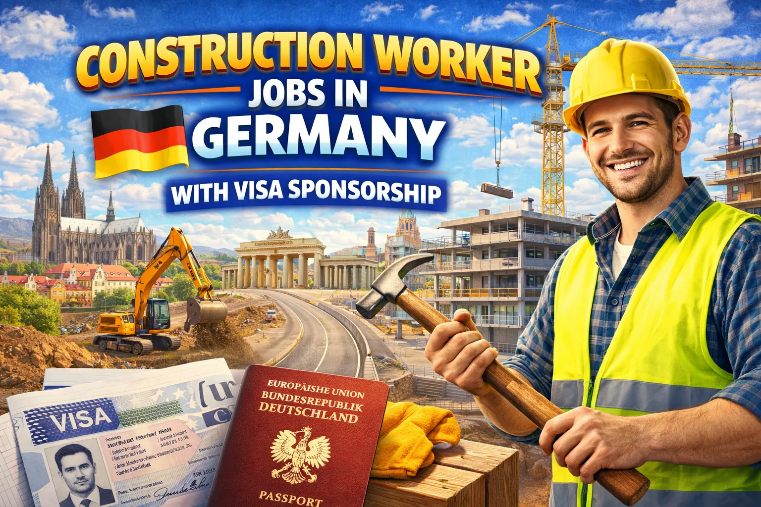 Construction Worker Jobs in Germany with Visa Sponsorship 2026