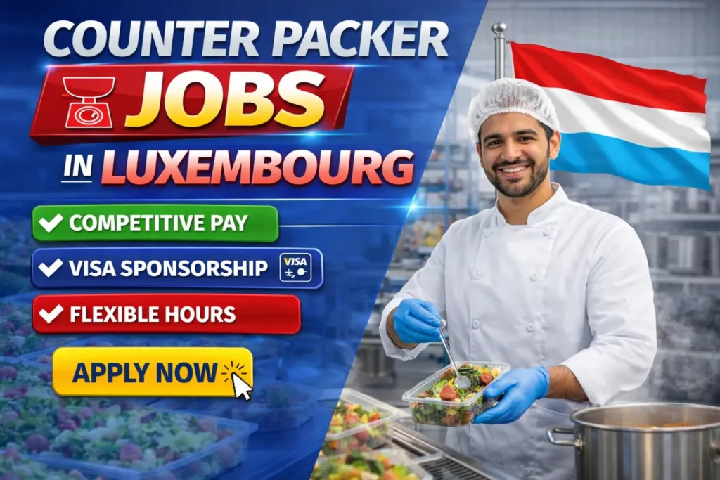 Counter Packer Jobs in Luxembourg with Visa Sponsorship 2026