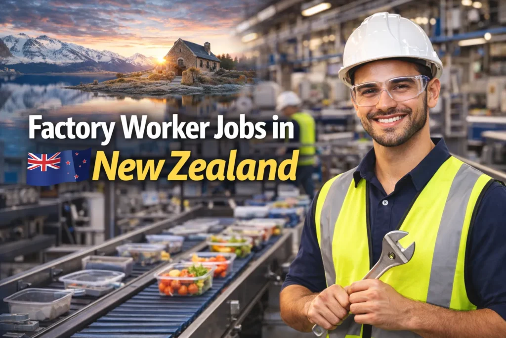Factory Worker Jobs in New Zealand with Visa Sponsorship 2026