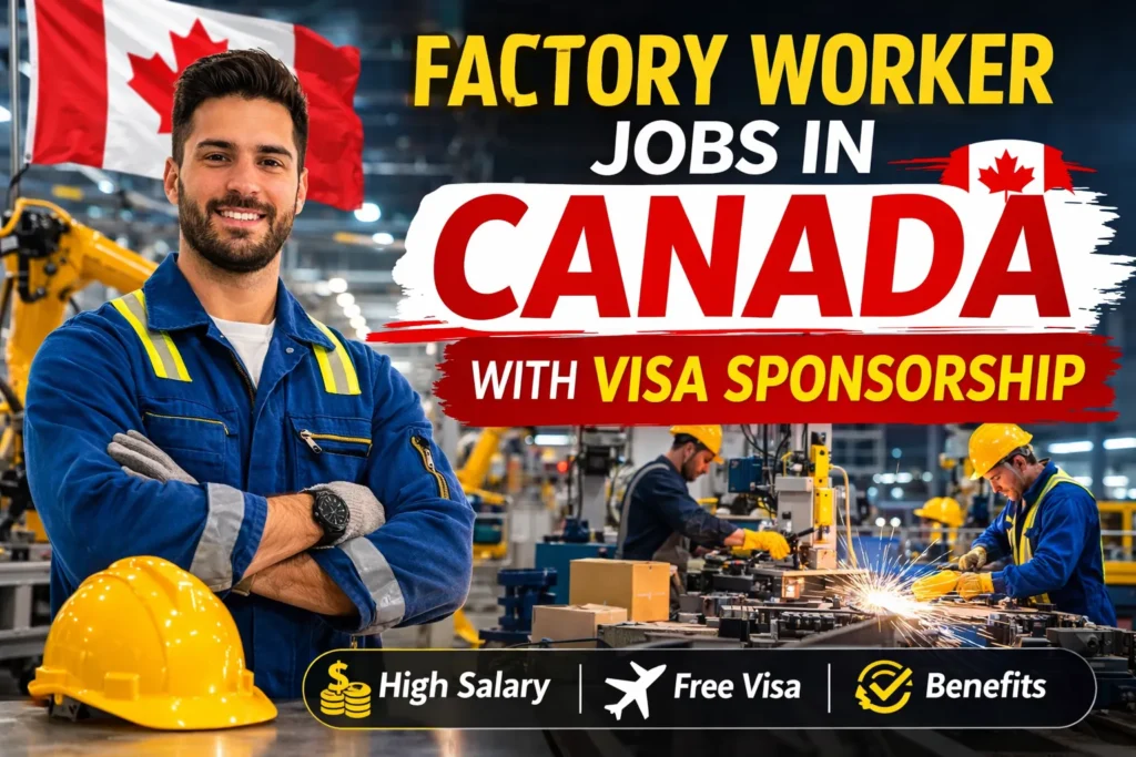 Factory Worker Jobs in Canada with Visa Sponsorship 2026
