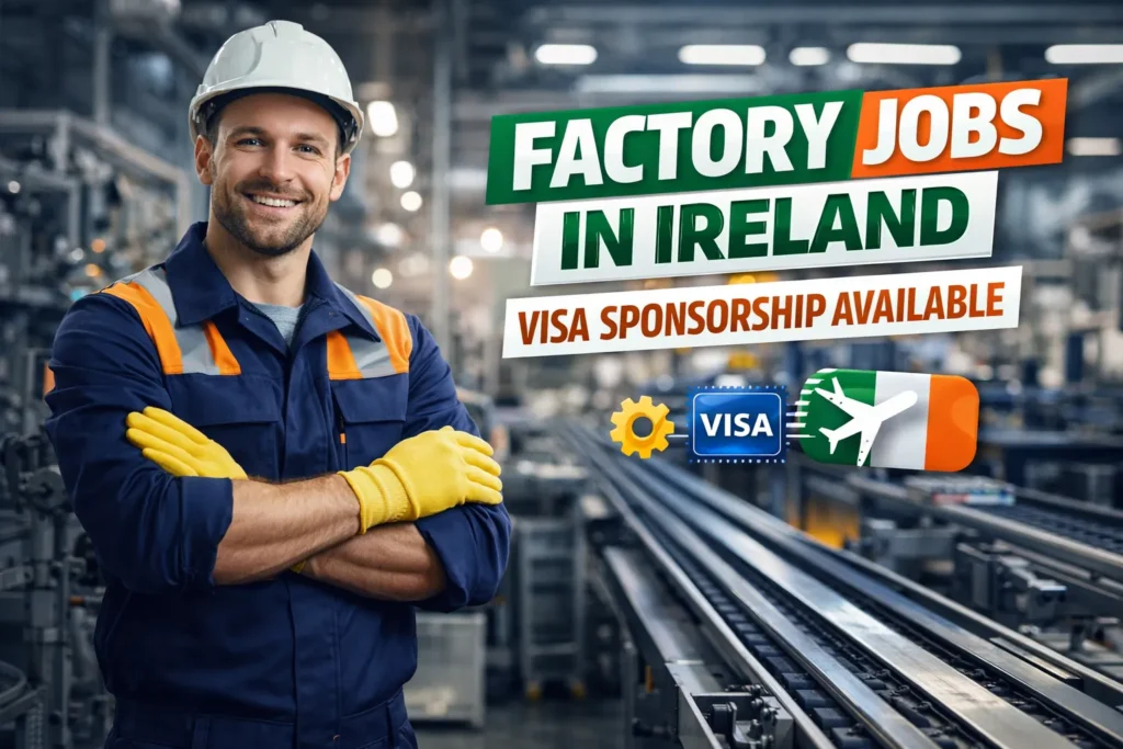 Factory Jobs in Ireland with Visa Sponsorship 2026