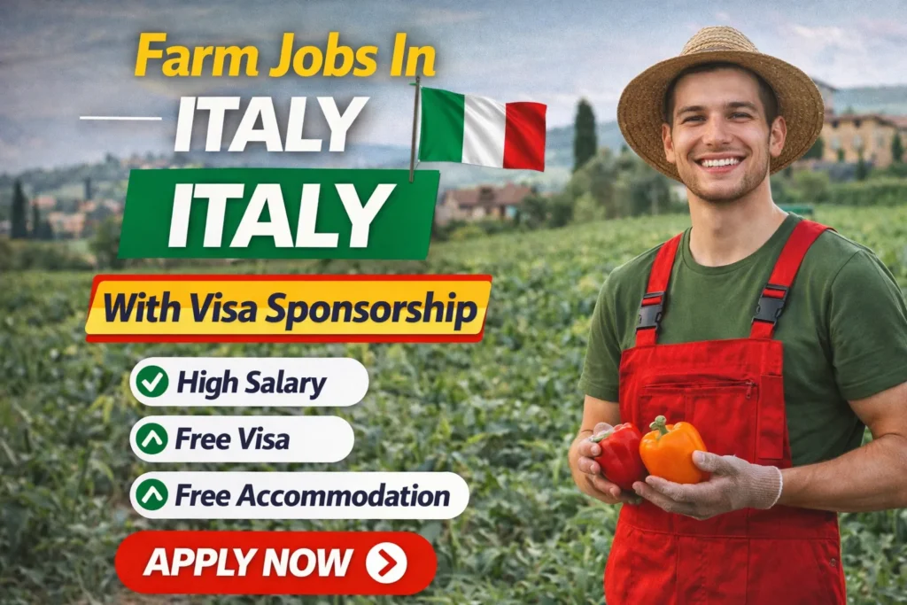Farm Jobs in Italy with Visa Sponsorship 2026