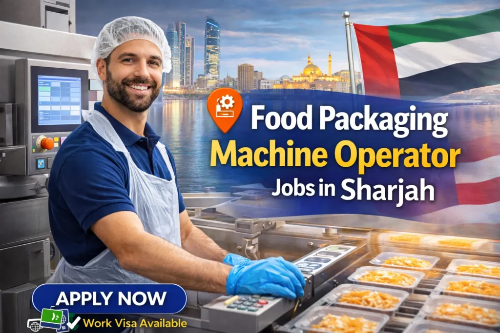 Food Packaging Machine Operator Jobs in Sharjah with Visa Sponsorship 2026