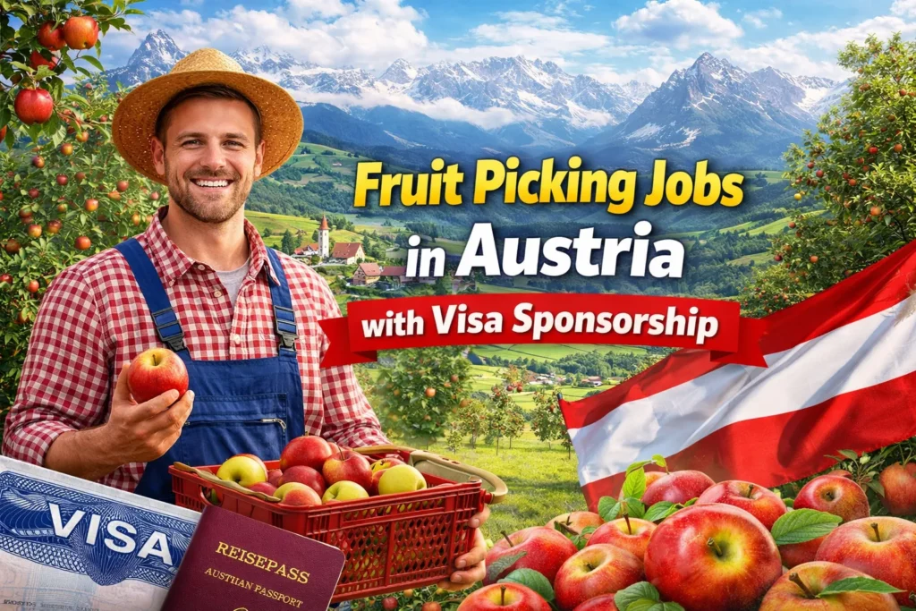 Fruit Picking Jobs in Austria with Visa Sponsorship 2026