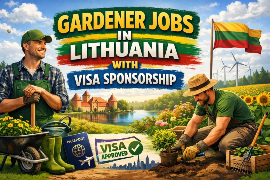 Gardener Jobs in Lithuania with Visa Sponsorship 2026