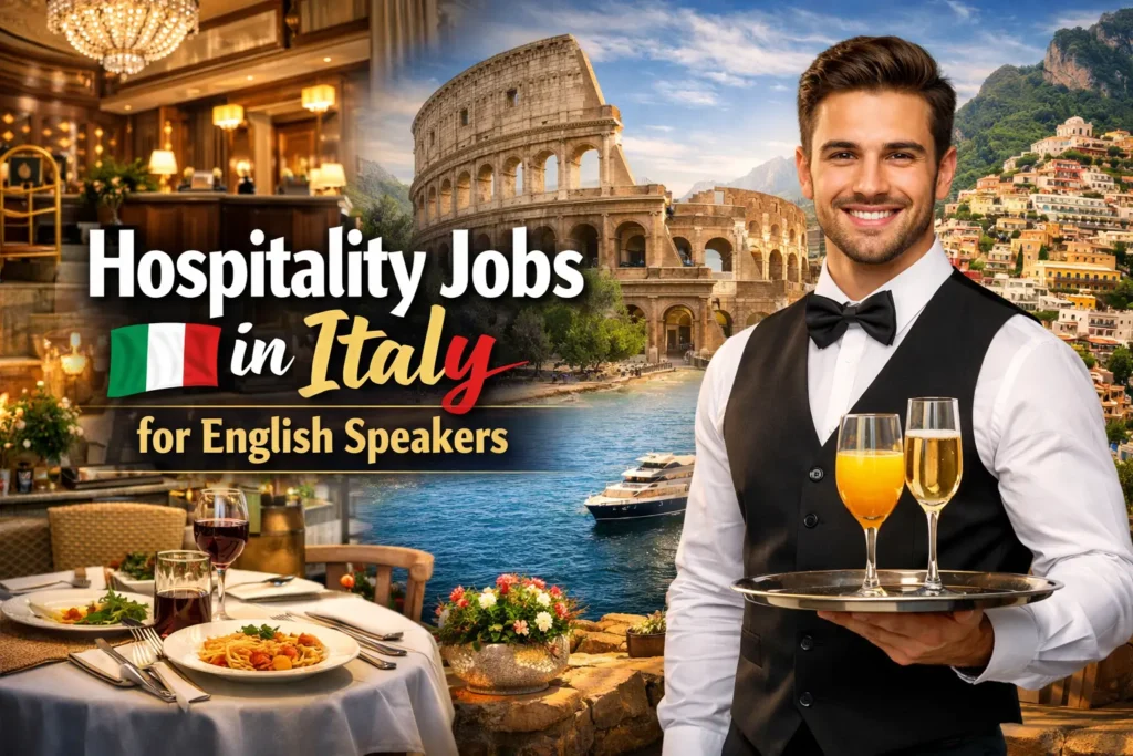 Hospitality Jobs in Italy for English Speakers 2026
