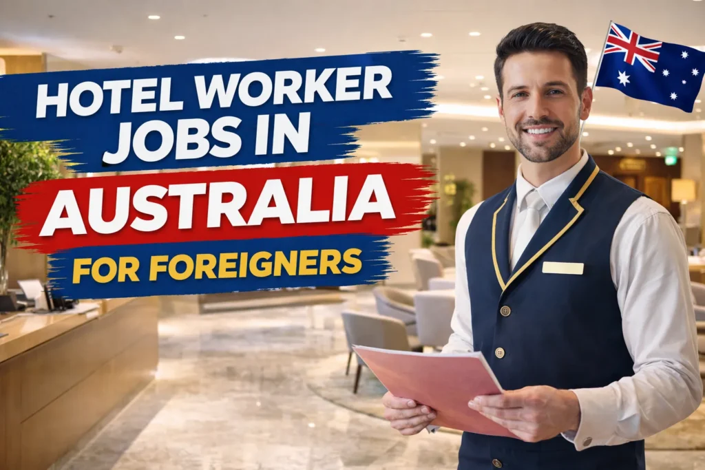 Hotel Worker Jobs in Australia for Foreigners with Visa Sponsorship 2026