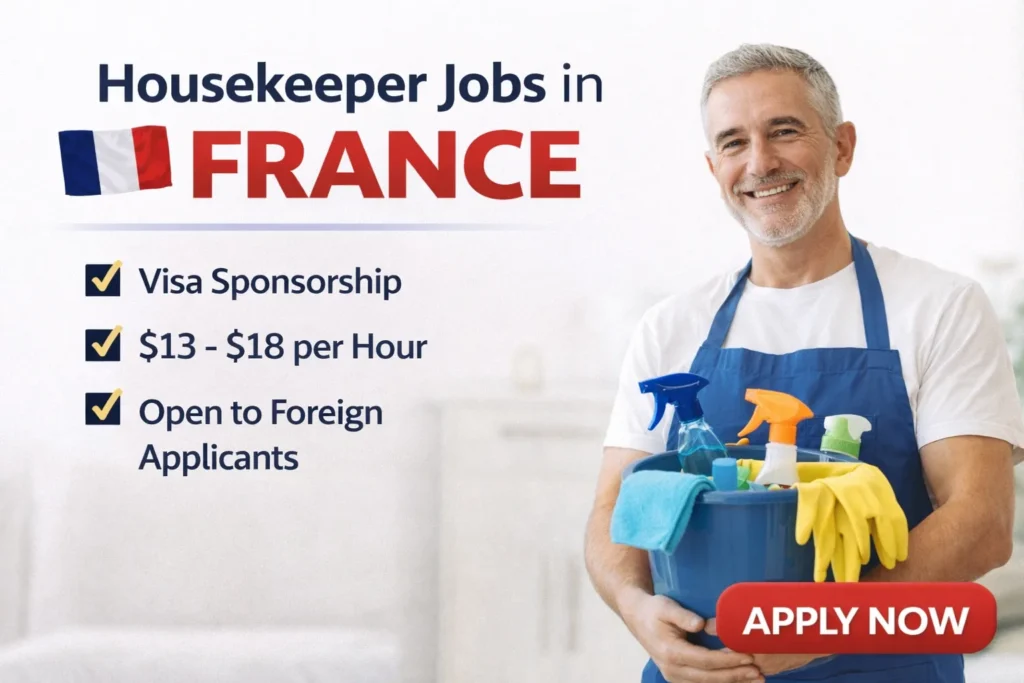 Housekeeper Jobs in France with Visa Sponsorship 2026