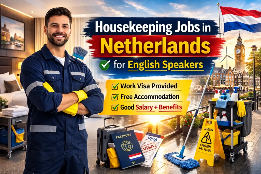 Housekeeping Jobs in Netherlands for English Speakers 2026