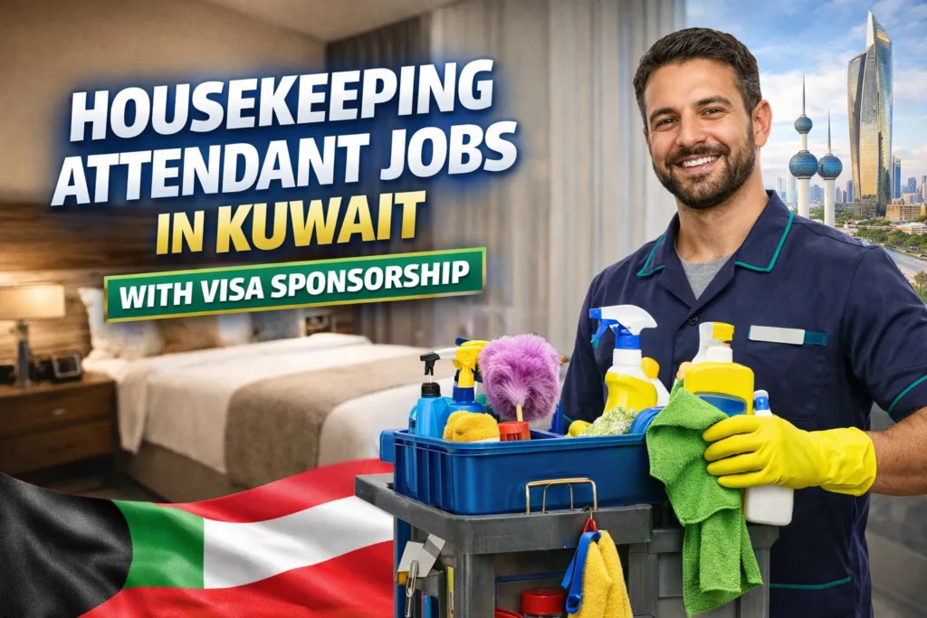 Housekeeping Attendant Jobs in Kuwait with Visa Sponsorship 2026