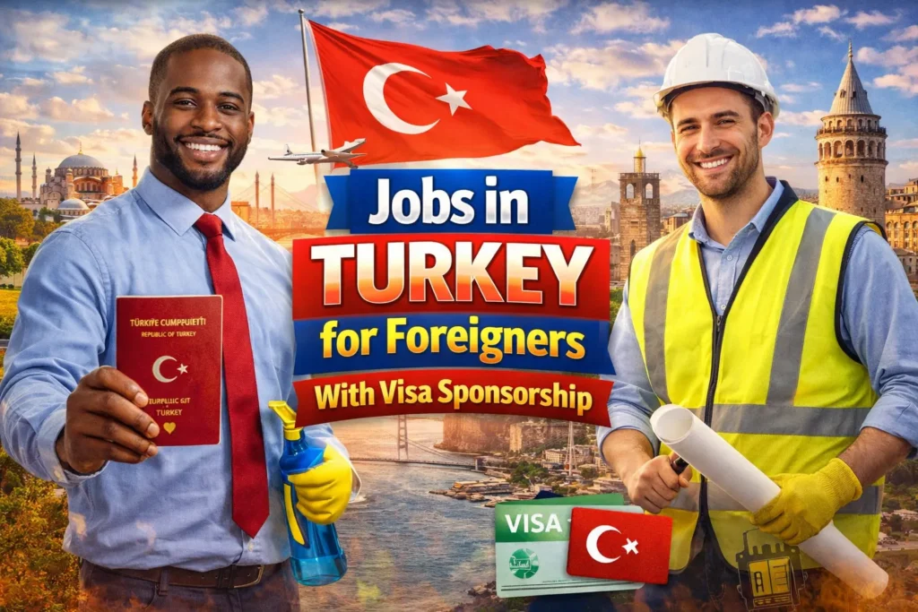 Jobs in Turkey for Foreigners with Visa Sponsorship 2026