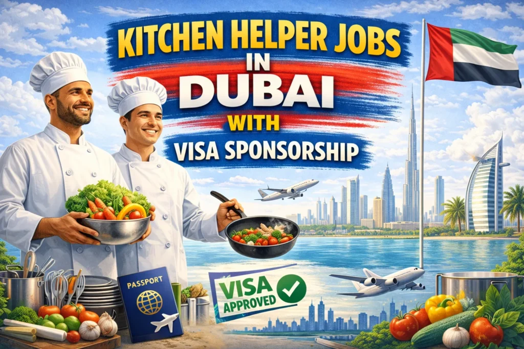 Kitchen Helper Jobs in Dubai with Visa Sponsorship 2026