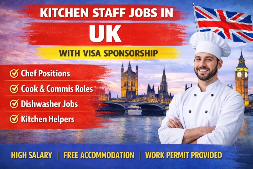 Kitchen Staff Jobs in UK with Visa Sponsorship 2026