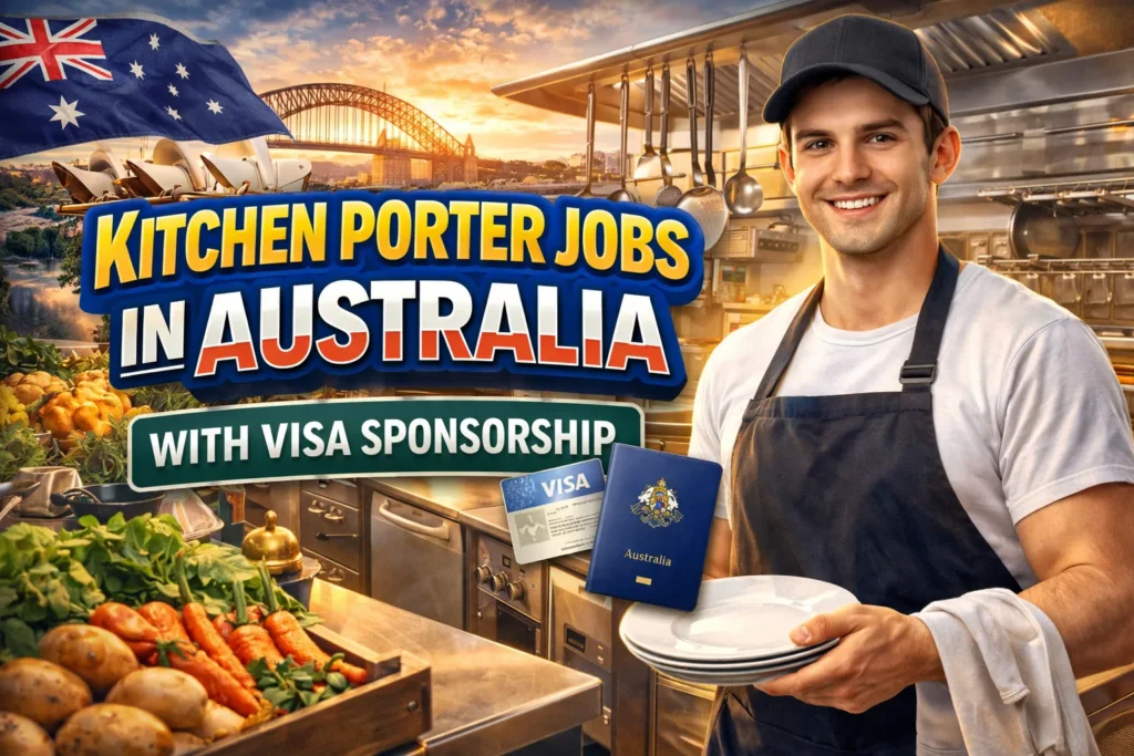 Kitchen Porter Jobs in Australia with Visa Sponsorship 2026
