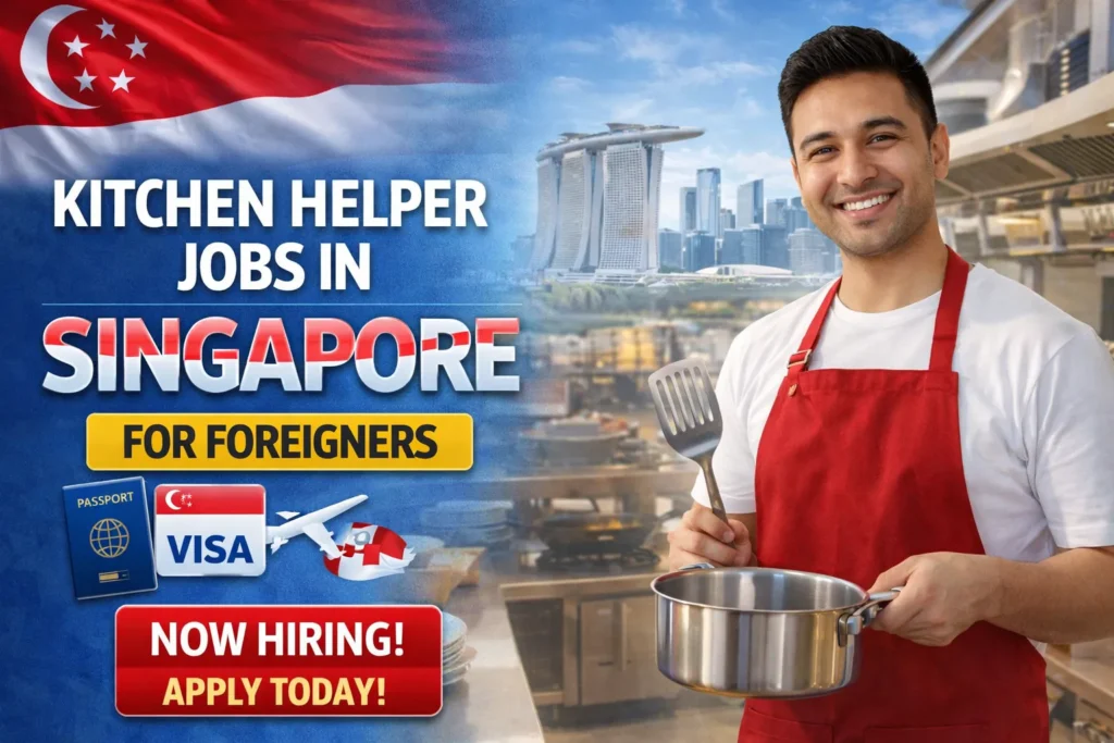Kitchen Helper Jobs in Singapore for Foreigners 2026