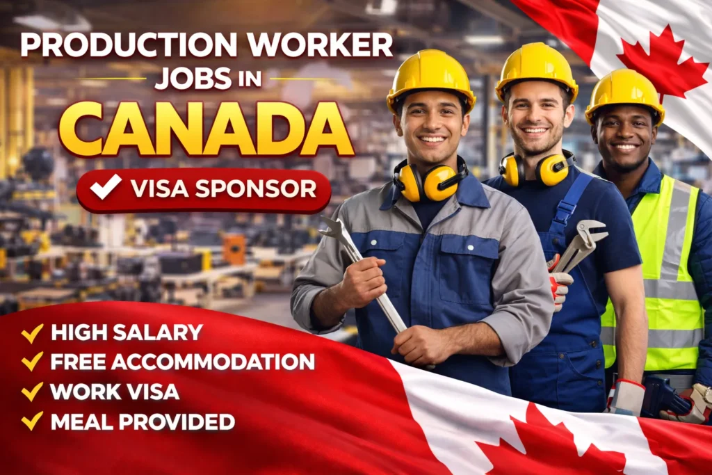 Production Worker Jobs in Canada with Visa Sponsorship 2026