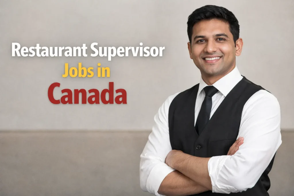 Restaurant Supervisor Jobs in Canada with Visa Sponsorship 2026