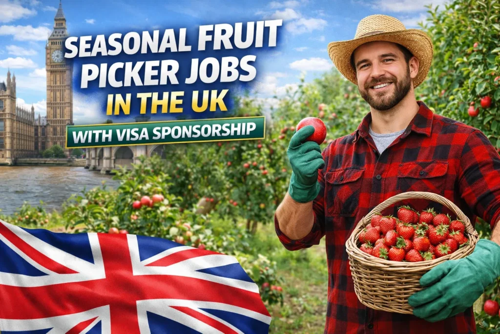 Seasonal Fruit Picker Jobs in UK with Visa Sponsorship 2026