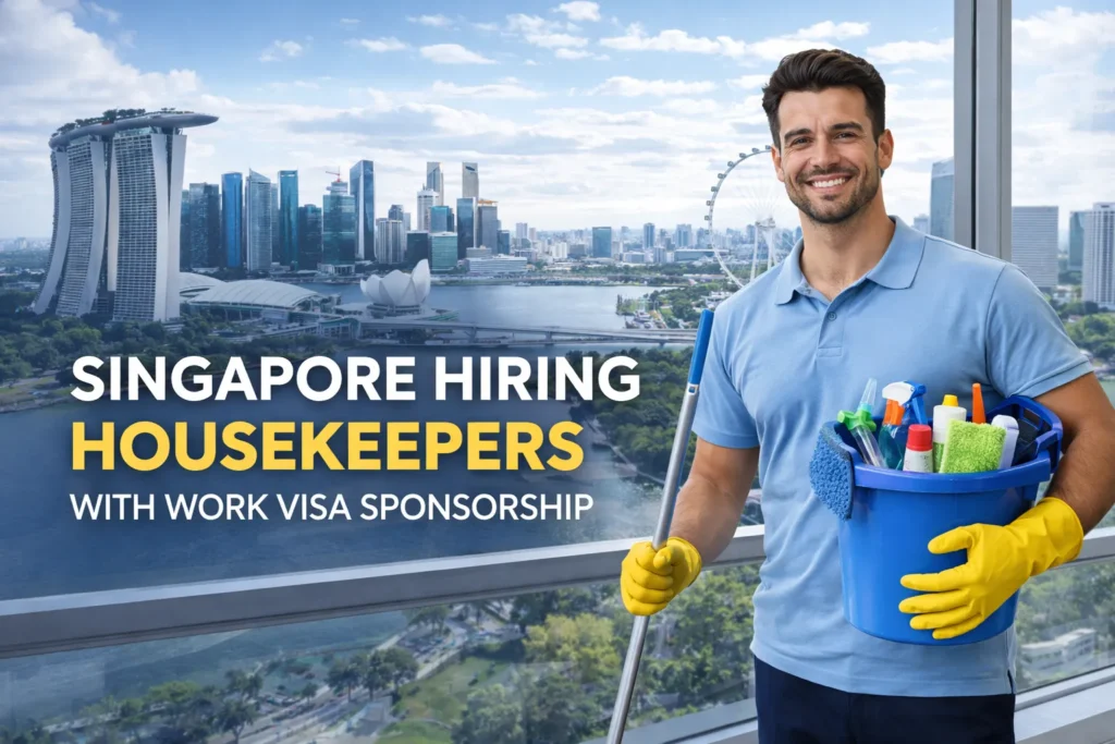 Singapore Hiring Housekeepers with Work Visa Sponsorship 2026