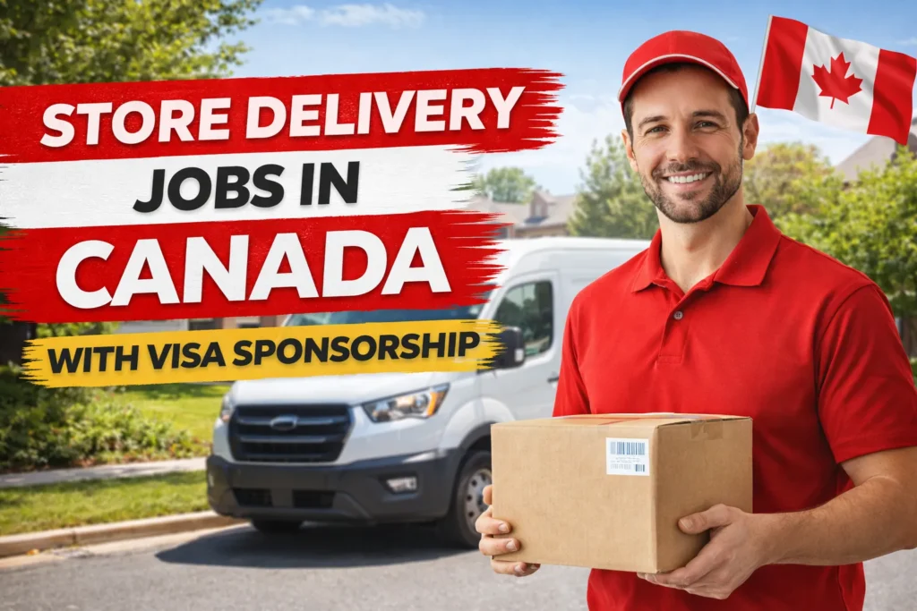 Store Delivery Jobs in Canada with Visa Sponsorship 2026