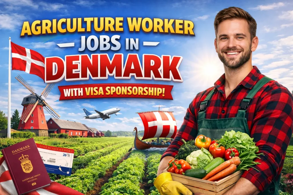 Agriculture Worker Jobs in Denmark with Visa Sponsorship 2026