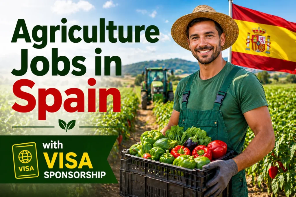Agriculture Jobs in Spain with Visa Sponsorship 2026