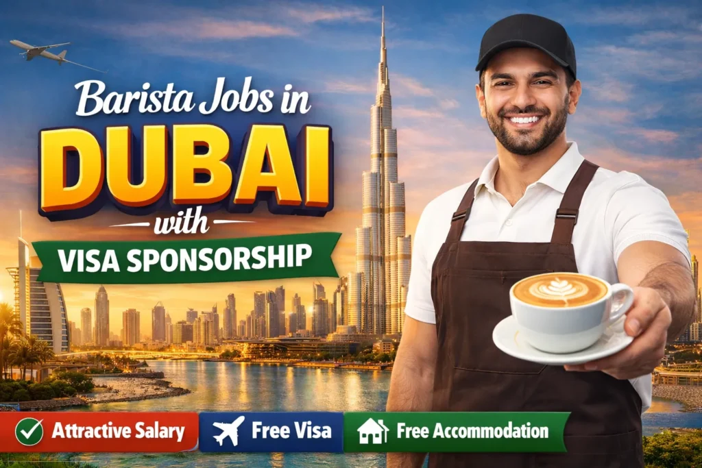 Barista Jobs in Dubai with Visa Sponsorship 2026