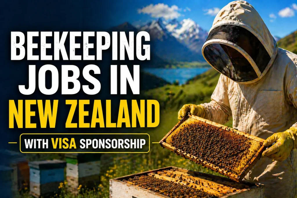 Beekeeping Jobs in New Zealand with Visa Sponsorship 2026